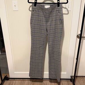 Anthropologie Women’s Plaid Straight-Leg Pants